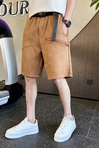 23 短裤男夏季男士休闲裤子裤宽松日系五分裤直筒裤DK23p50控68图片