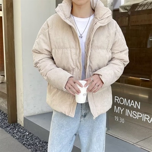 新款立领棉衣男冬季加厚棉袄外套韩版潮流宽松潮牌面包棉服 MA19图片