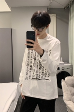 现货已做版权秋冬打底潮书法重磅文字宽松长袖男WY19-P30控48，男装卫衣，星座205-5