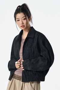 复古工装夹克男2025秋季新款宽松翻领外套夹克上衣JS5622-P78图片