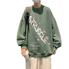 WY22-P28圆领卫衣男士潮牌上衣男长袖T恤男长袖t恤男加绒P36，男装卫衣，电商B367
