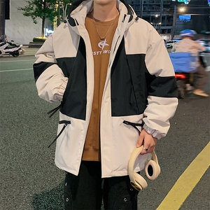 港风棉衣男宽松防风防水加厚冲锋衣棉衣外套MY8818-P98图片