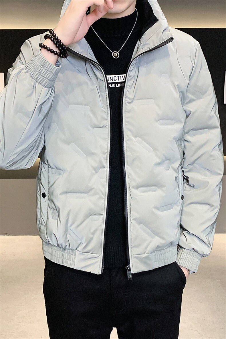AK15815钱塘2020-3时尚休闲简约冬季厚款中年男士羽绒服P140,男装羽绒服,钱塘207-3