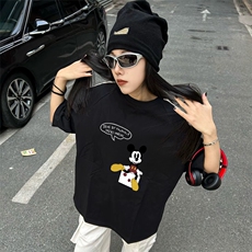 抖音得物高品质二开240克宽松纯棉美式潮牌三条杠织带短袖T恤，男装T恤，电商A486