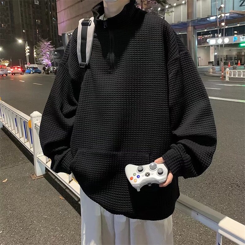 男春季新款卫衣华夫格卫衣Y009P36,男装卫衣,星座1116-2