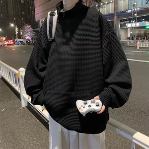 男春季新款卫衣华夫格卫衣Y009P36图片