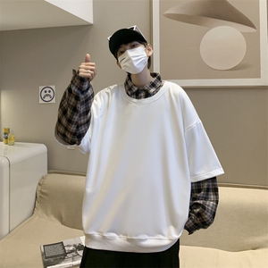 男春季新款卫衣假两件卫衣A01P38图片