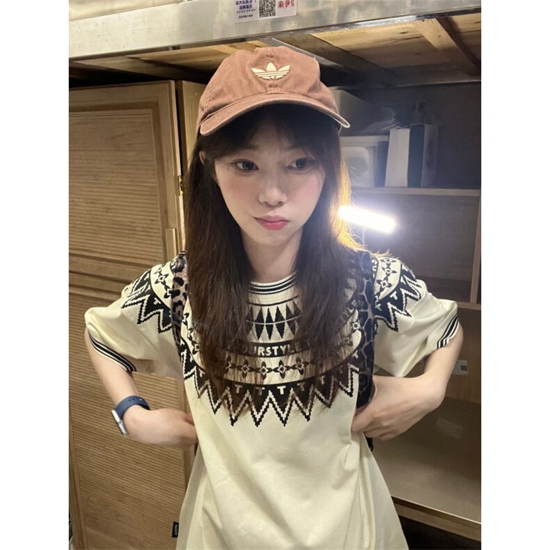 H0955-P35织带螺纹220克纯棉休闲宽松短袖T恤潮牌ings,女装T恤,星座617A-2