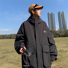 秋季美式复古新款工装休闲夹克时尚潮流长袖上衣外套男W15/P55，男装夹克，星座506