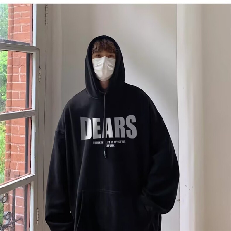 卫衣男士春秋季cleanfit大码圆领宽松外套潮牌重磅青少年套头上衣,男装卫衣,星座1210-1