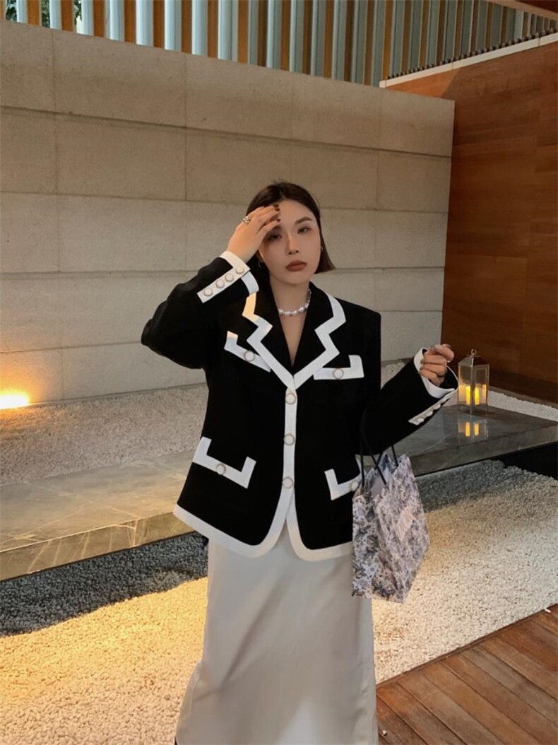 西装套装连衣裙，女装西装，大图