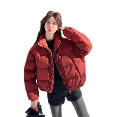 冬装新款安哥拉红短款羽绒服2C092-8813-P255-K378，女装羽绒服，2C092
