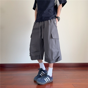 抖音品质新款美式高街工装宽松休闲七分裤B315-K25766-特p45控88图片