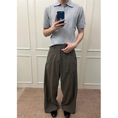 MT66LL-特P49老钱风穿搭针织短袖男高级感翻领t恤美式，男装T恤，星座1007（原301D）