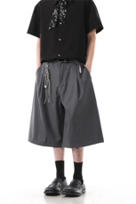 903-WK209-P65S-XXL【灰色黑色】老钱风休闲西裤短裤男4，男装牛仔裤，星座903