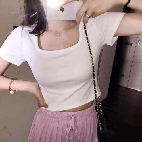 现货网红短款T超跑量，女装，柒外