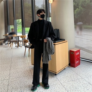 男款呢子外套常规设计小众高街韩版穿搭A061-EJ50079-特批65图片