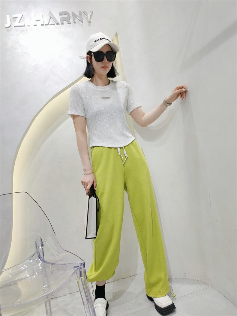 【现货】【2022】【夏装新品】9538短袖T恤，女装T恤，俊泽.哈妮