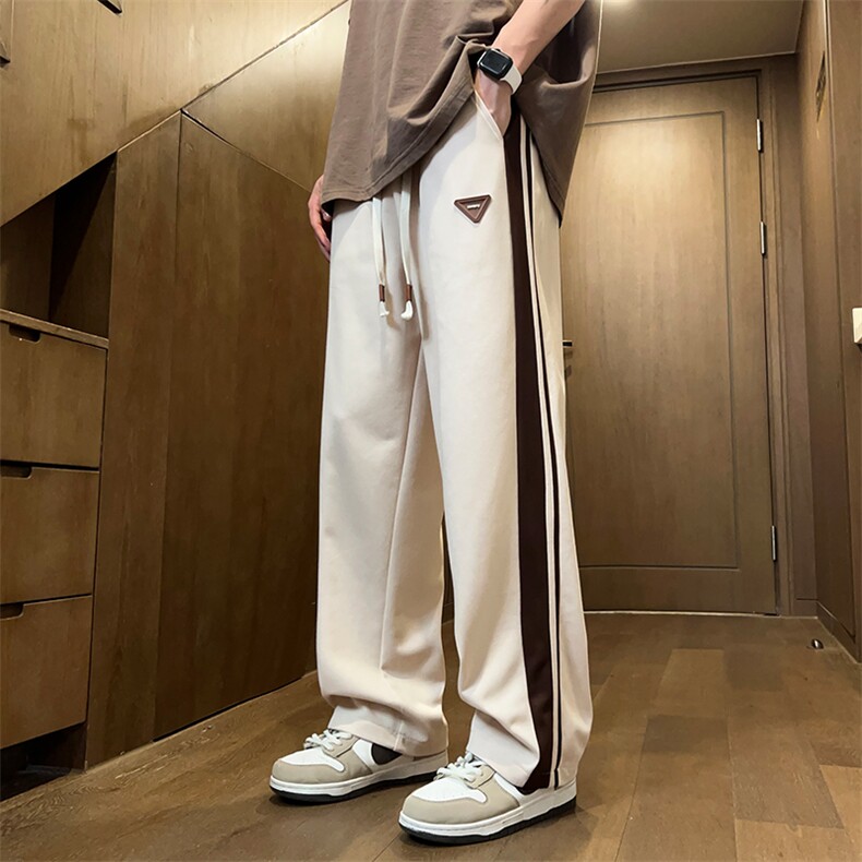2025新款休闲舒适宽松卫裤情侣男女长裤A068-ZXK193-TP40,男装休闲裤,电商A068