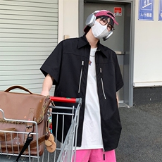 特P40无差价新款夏季时尚潮流百搭衬衫-UC2239港风，男装衬衫，电商A003
