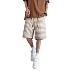 25短裤男夏季美式复古拼接五分裤潮牌宽松大码XZ102B-1DK2595P30，男装牛仔裤，星座102B-1