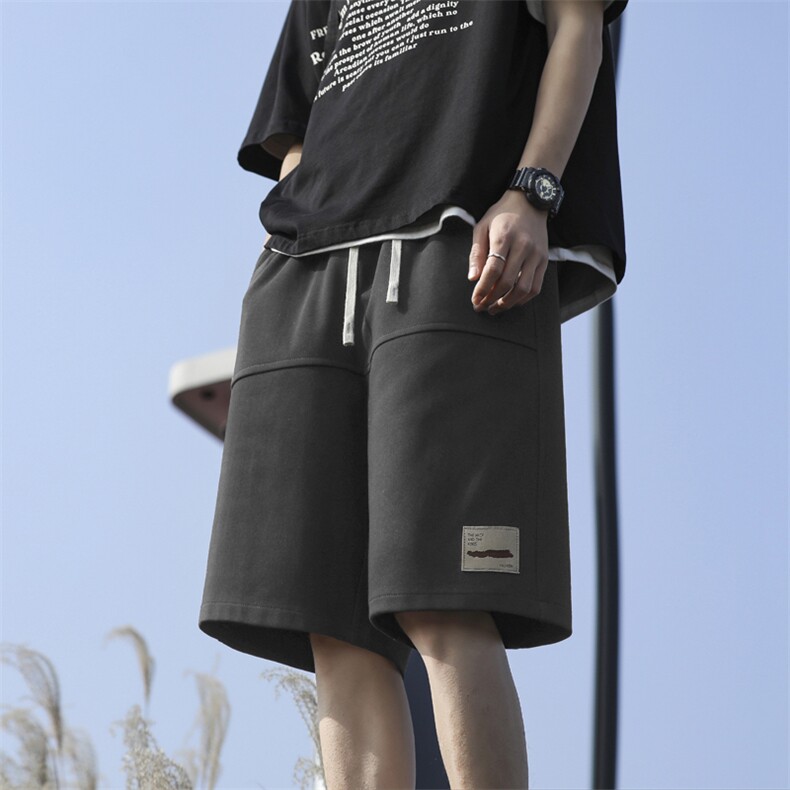 夏季薄款休闲运动服痞帅短裤美式高街潮牌直筒宽松XD1721特批29,男装牛仔裤,星座718