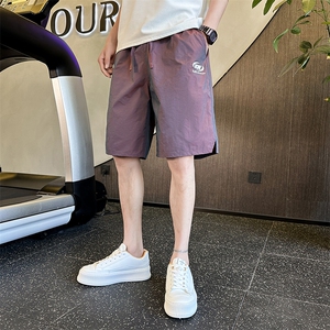 大货 渐变色五分裤男士短裤中裤宽松直筒社会小伙5分DK15P40控55图片