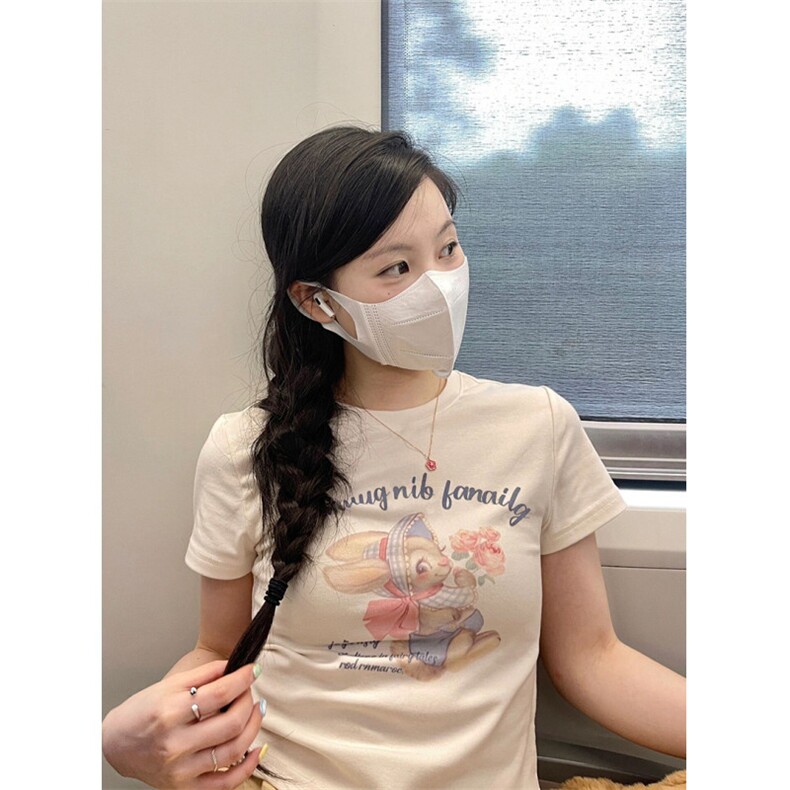 T00796-P35粉嫩少女甜美短款正肩短袖卡通印花纯棉T,男装T恤,星座617A-2