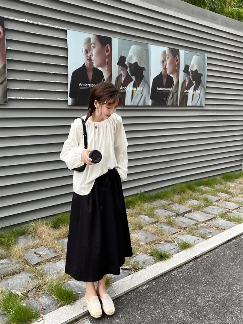 圆领宽松小衫，其它，Balance Studio