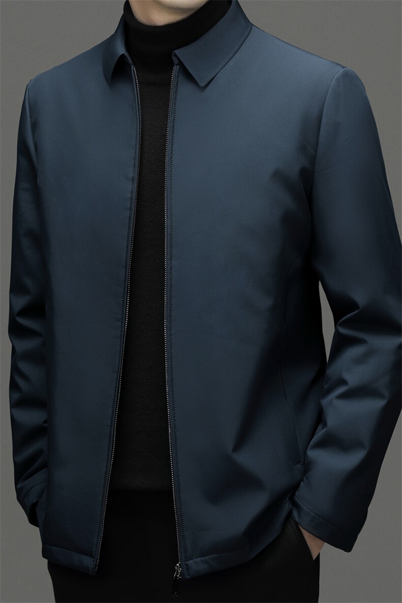 CSYR98988钱塘2020-2冬季厚款商务休闲翻领中年男士羽绒服P205,男装羽绒服,钱塘207-2