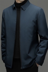 CSYR98988钱塘2020-2冬季厚款商务休闲翻领中年男士羽绒服P205，男装羽绒服，钱塘207-2