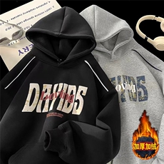 904-2-CD616-P55加绒P65秋冬加绒重磅连帽卫衣男女设计感发泡上衣，男装卫衣，星座904-2