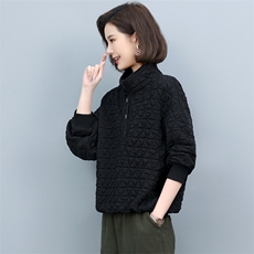 2023年秋季新款潮韩版休闲百搭加厚保暖卫衣女士显瘦宽松打底衫棉，女装卫衣/绒衫，简韵佳