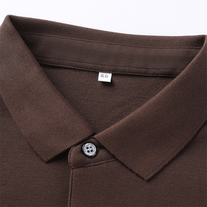 HYD3905男式秋季新款长袖T恤男韩版商务休闲男装翻领图片