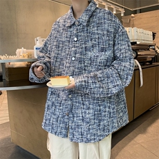 高品质秋款男夹克复合编织格子字母刺绣休闲外套JK9278P65，男装夹克，星座1013-1