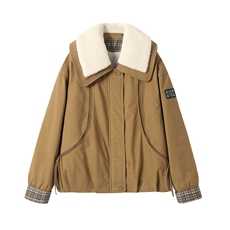 现货！2025冬季新款加绒加厚棉衣棉服女，女装棉衣/棉服，慕咨