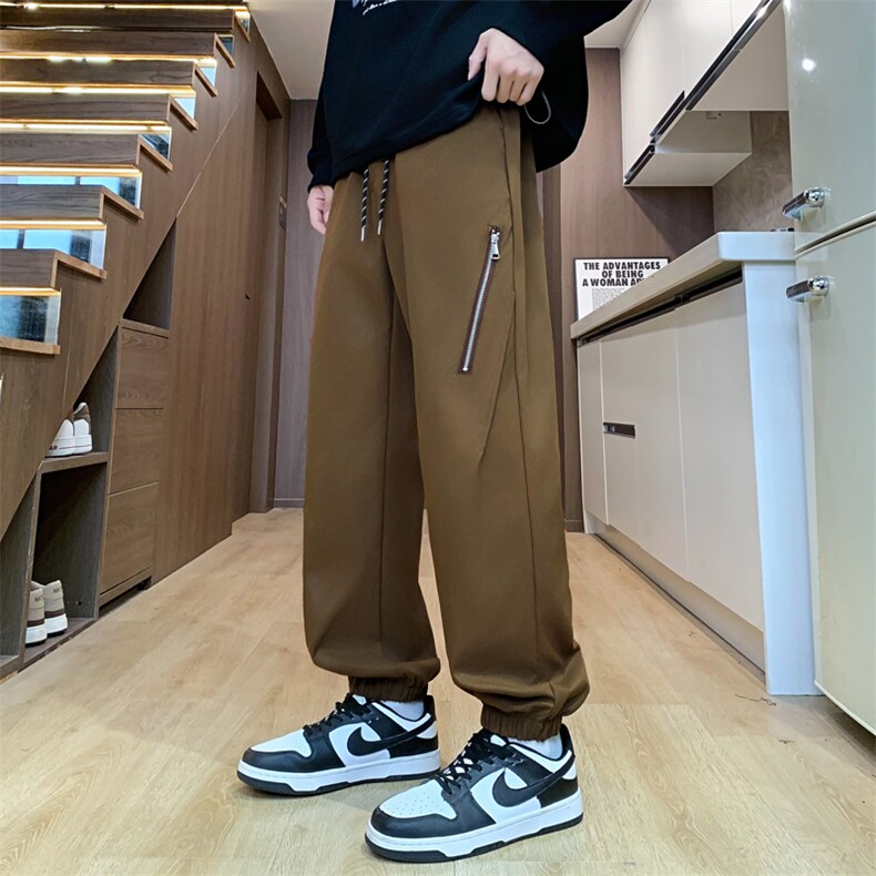 2025新款休闲工装阔腿裤男式百搭户外运动裤-K6601-P40,男装工装外套,星座1105