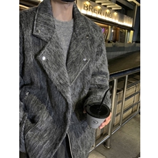 秋冬装韩系短款毛呢大衣男高级感痞帅夹克外套812-F651-P118，男装毛呢大衣，星座812