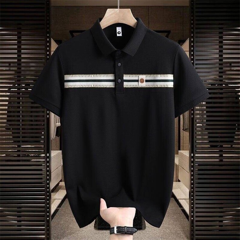 25085-P40夏季时尚休闲T恤男POLO衫欧货潮牌商务休闲短袖T恤,男装Polo衫,电商D310B-1