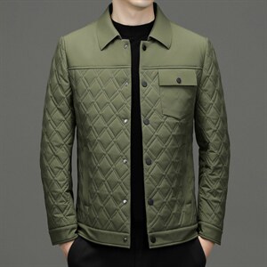 中年男新款冬季加厚棉服爸爸冬装短款棉衣外套 ZL18366-P175图片