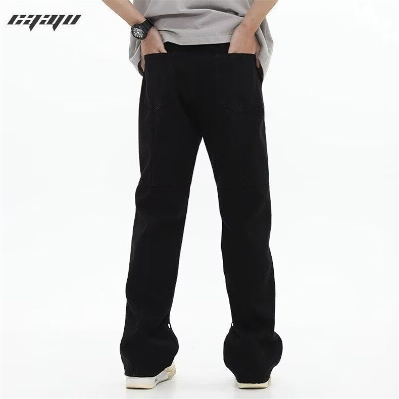 1506-1/K20651/P43美式机能排扣牛仔裤男秋修身微喇裤子潮牌,男装牛仔裤,星座1506-1