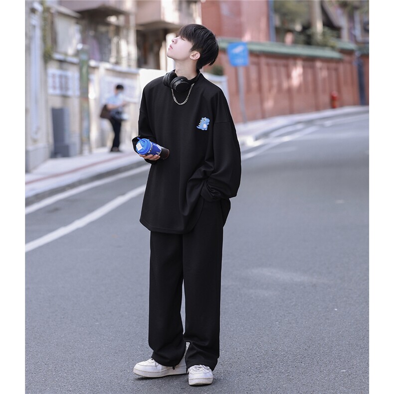 2025秋季恐龙小标男士套装班服TZ71/P78控108(上衣P58裤子P58）,男装休闲套装,电商A148