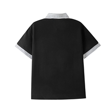 YK86087-P3253.4%棉46.6%聚酯纤维polo衫男款短袖短宽衬衣潮，男装Polo衫，电商A086-1