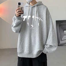 连帽卫衣男大码胖子帽衫大号运动服WY2449-P35，男装卫衣，电商A040
