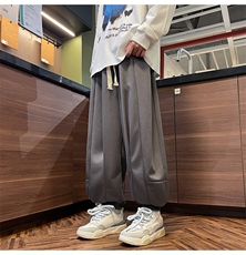 加绒卫裤男街头休闲宽松哈伦裤束脚阔腿灯笼裤AK709常规36加绒42，男装休闲裤，星座1001-1