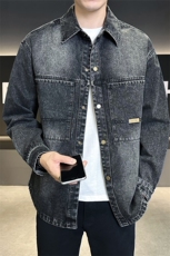 秋季新款牛仔夹克外套男牛仔衬衫薄夹克2371-P115，男装夹克，电商B321-1