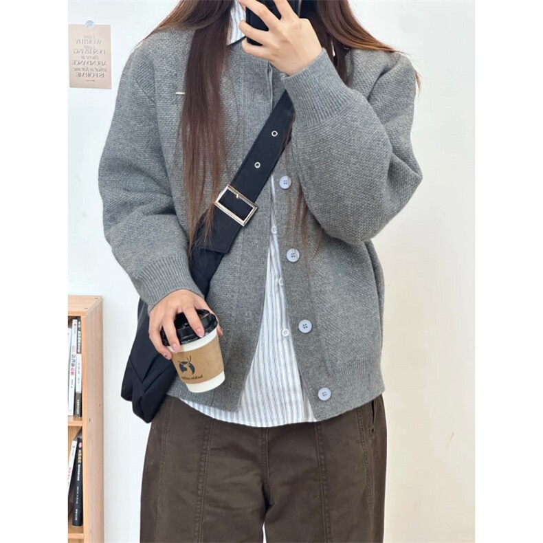 毛衣开衫1302-86788-P75成分35.6晴纶14.6锦纶49.8聚酯纤维图片