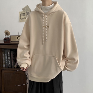 秋季卫衣男宽松刺绣连帽外套D329-QM621-P58-控78图片