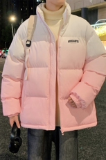 量大优可提供视频冬棉衣立领渐变HD019-1-MF5317-P75，男装棉衣，电商019-1