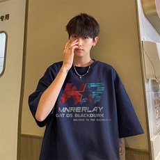 量大优供视频230g重磅纯棉短袖T恤男NT227-特P19控38，男装T恤，电商B367